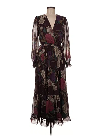 Pre-owned Current Air Cocktail Dress In Burgundy