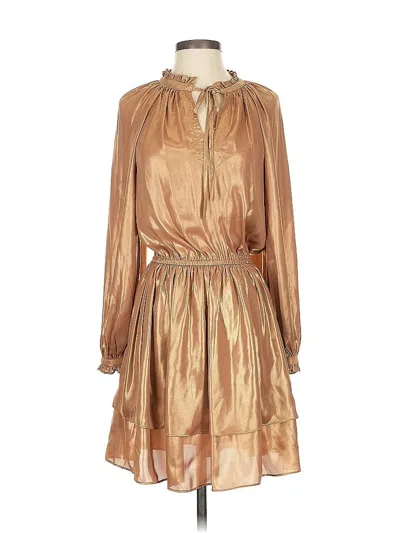 Pre-owned Current Air Cocktail Dress In Gold