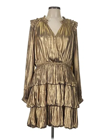Pre-owned Current Air Cocktail Dress In Gold