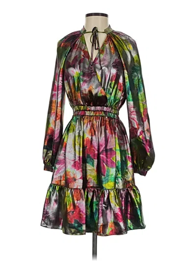 Current Air Cocktail Dress In Green