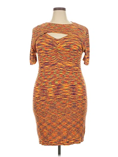 Pre-owned Current Air Cocktail Dress In Orange