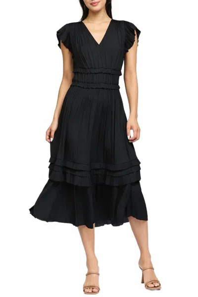 Current Air Corinna V-neck Dress In Black