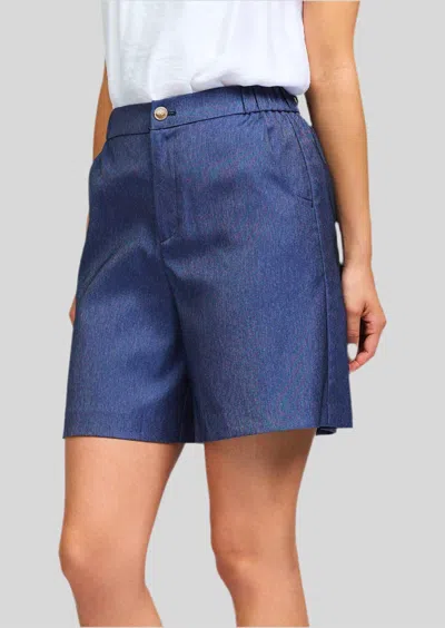 Current Air Denim Short In Blue