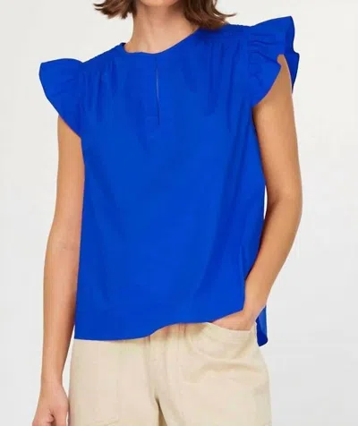 Current Air Desmond Top In Blue