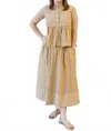 Current Air Eyelet Skirt In Butterscotch In Brown