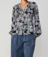 Current Air Floral Monochromatic Top In Mono Floral In Multi