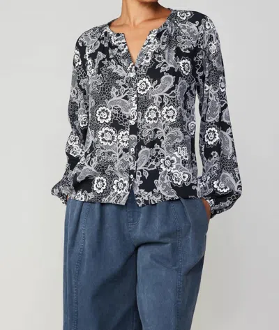 Current Air Floral Monochromatic Top In Mono Floral In Multi