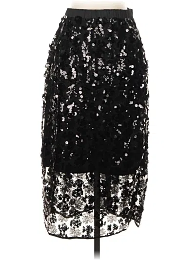 Pre-owned Current Air Formal Skirt In Black