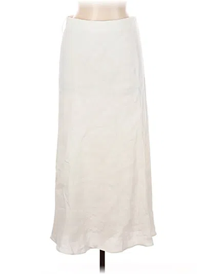 Pre-owned Current Air Formal Skirt In White