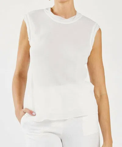 Current Air Gabrielle Layered Tank In White