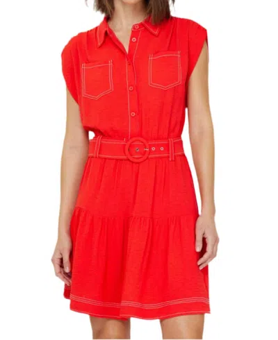 Current Air Hot Dress In Red