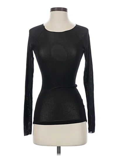 Pre-owned Current Air Long Sleeve T-shirt In Black