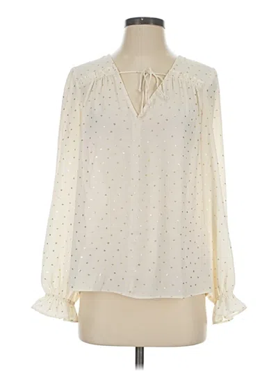 Pre-owned Current Air Long Sleeve T-shirt In Ivory