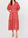 Current Air May Dress In Red In Red