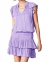 Current Air Mini Layered Dress In Lavender In Purple