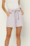 Current Air Ollie Pocket Short With Tie In Lavender