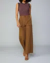 Current Air Pocket Detail Cargo Pant In Cocoa In Multi