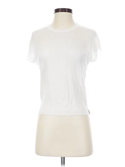 Pre-owned Current Air Short Sleeve T-shirt In White