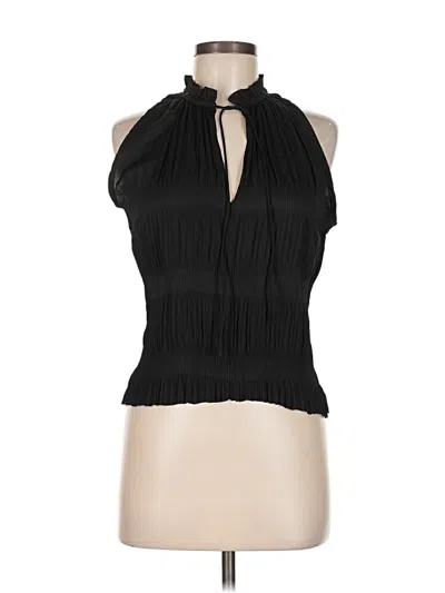 Pre-owned Current Air Sleeveless Blouse In Black