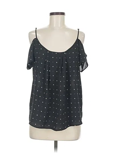 Pre-owned Current Air Sleeveless Blouse In Black