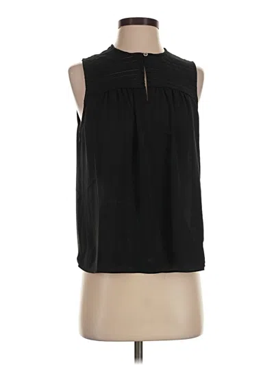 Pre-owned Current Air Sleeveless Blouse In Black