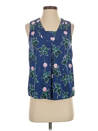 Pre-owned Current Air Sleeveless Blouse In Blue