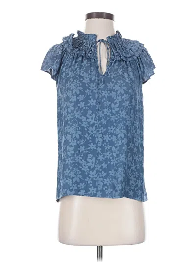 Pre-owned Current Air Sleeveless Blouse In Blue