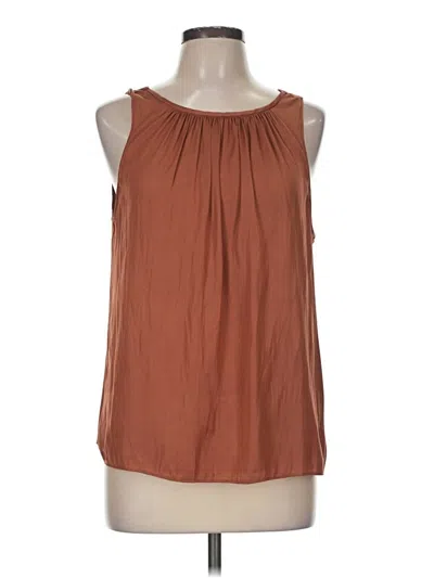Pre-owned Current Air Sleeveless Blouse In Brown