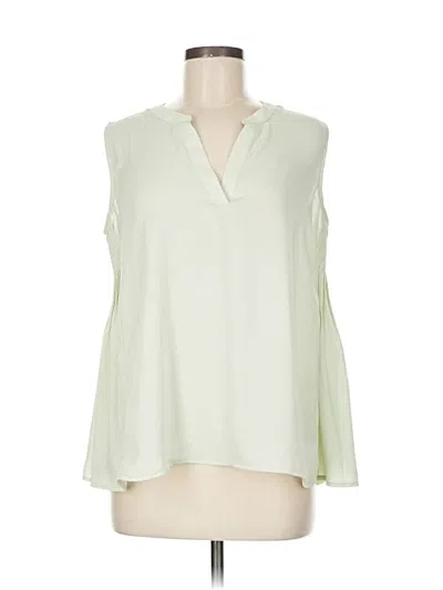 Pre-owned Current Air Sleeveless Blouse In Green