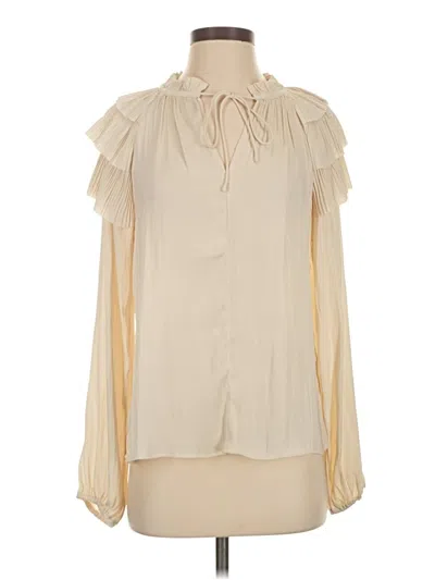 Pre-owned Current Air Sleeveless Blouse In Ivory