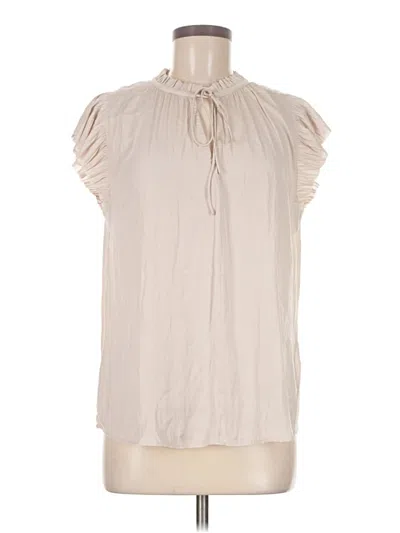 Pre-owned Current Air Sleeveless Blouse In Ivory