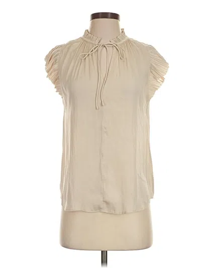 Pre-owned Current Air Sleeveless Blouse In Ivory