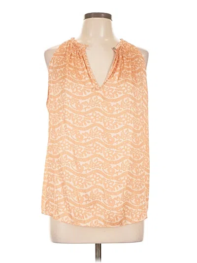 Pre-owned Current Air Sleeveless Blouse In Orange