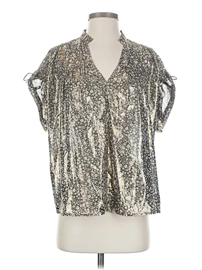 Current Air Sleeveless Blouse In Silver