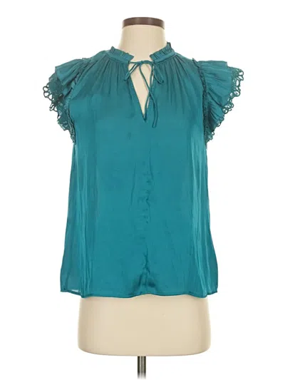 Pre-owned Current Air Sleeveless Blouse In Teal