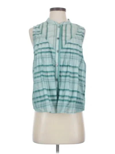 Pre-owned Current Air Sleeveless Blouse In Teal