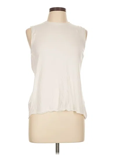 Pre-owned Current Air Sleeveless Top Ivory Halter Neckline Tops