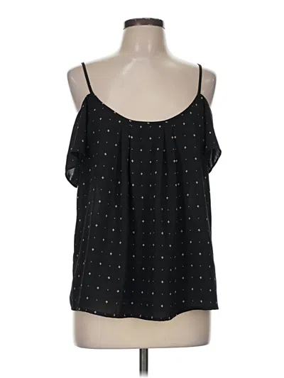 Pre-owned Current Air Tank Top Black Cold Shoulder Neckline Tops