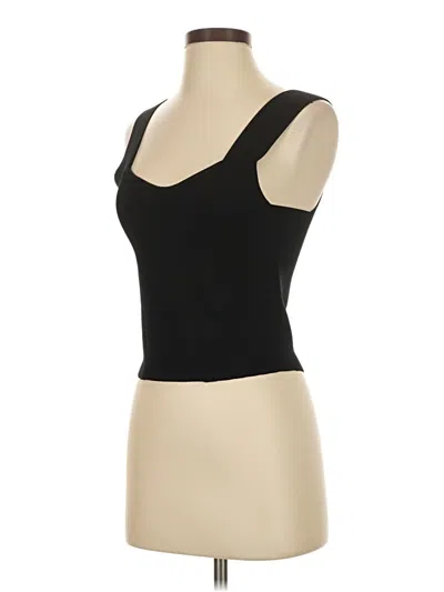 Pre-owned Current Air Tank Top Black Strapless Neckline Tops