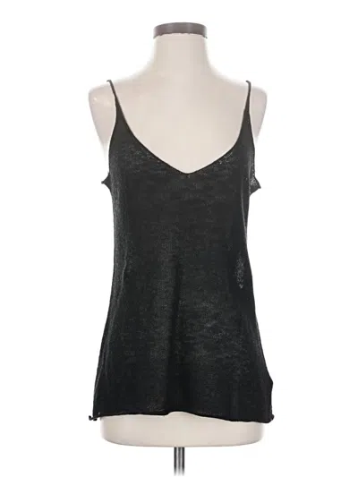 Pre-owned Current Air Tank Top Gray Plunge Neckline Tops