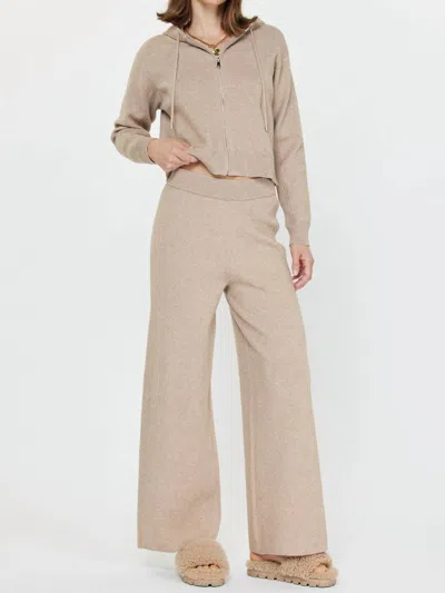 Current Air The Comfy Pant In Beige In Nude