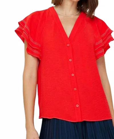 Current Air Thea Top In Red