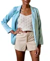 Current Air Tied Up Tank Top In Beige