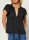 CURRENT AIR TINA TOP IN BLACK