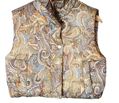 Current Air Women's Paisley Vest In Multi