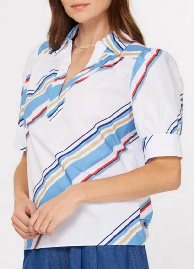 Current Air Women's Solline Shirt In Multi In White