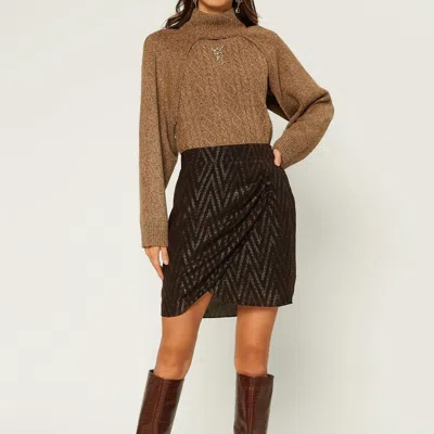 CURRENT AIR ZIG ZAG SHIMMER SKIRT