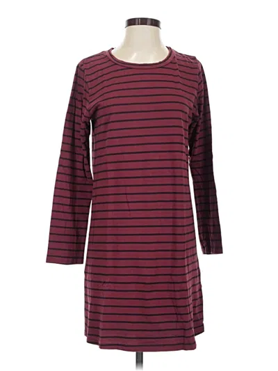 Pre-owned Current Elliott 3/4 Sleeve T-shirt In Burgundy
