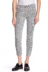 Current Elliott Animal Print Crop Skinny Jeans In Multicolor In Multi