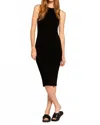 Current Elliott Ava Sleeveless Bodycon Dress In Black In Black